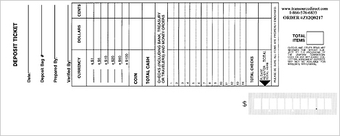 G-Series Deposit Tickets